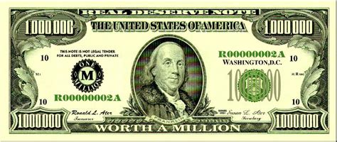 Real Million Dollar Bill Pictures : Grover Cleveland Million Dollar ...