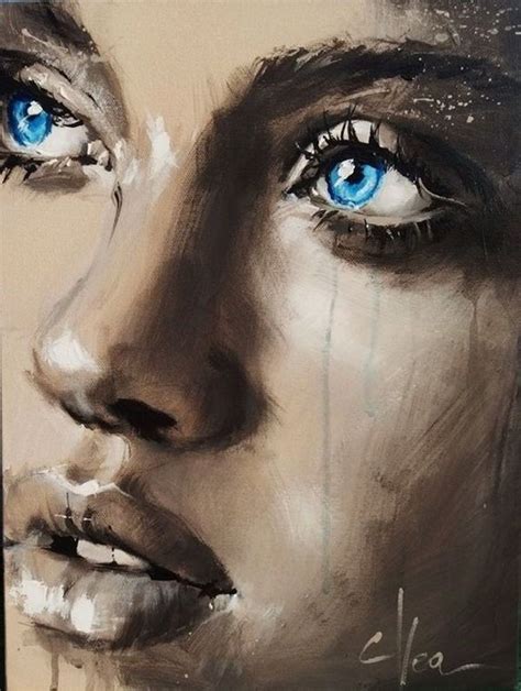 45 Beautiful Acrylic Portrait Paintings Ideas - Greenorc | Acrylic ...