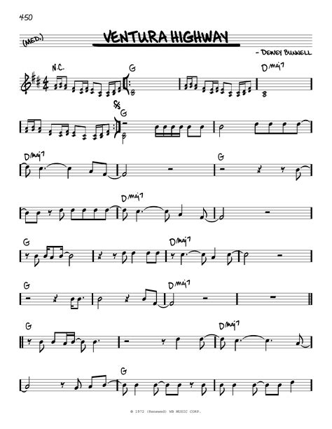 America - Ventura Highway sheet music