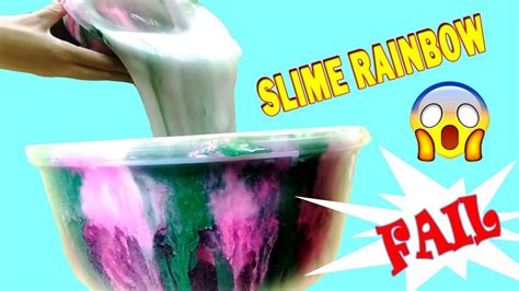 Fluffy Slime ASMR - DIY How To Make GIANT Slime Rainbow With Glue and Wa... | Thérèse