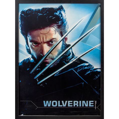 X-Men 2 Original Wolverine Character Poster Signed by Hugh Jackman