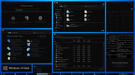 Dark High Contrast Theme For Windows 10 by Generation-Blue on DeviantArt