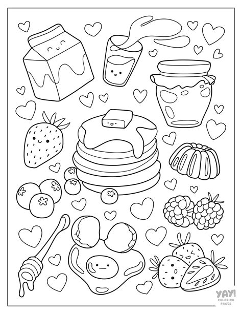 Kawaii Coloring Pages (Free Printable PDFs) in 2024 | Coloring book art, Cartoon coloring pages ...