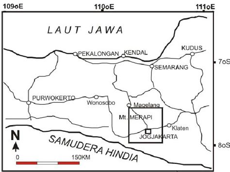 Location map of Merapi Volcano. | Download Scientific Diagram