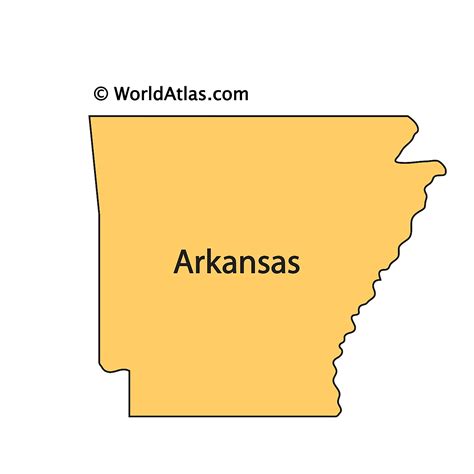 Mapas de Arkansas - Atlas del Mundo