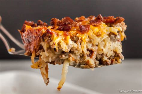 Bacon Cheeseburger Casserole (& VIDEO!) - Cheeseburger Casserole