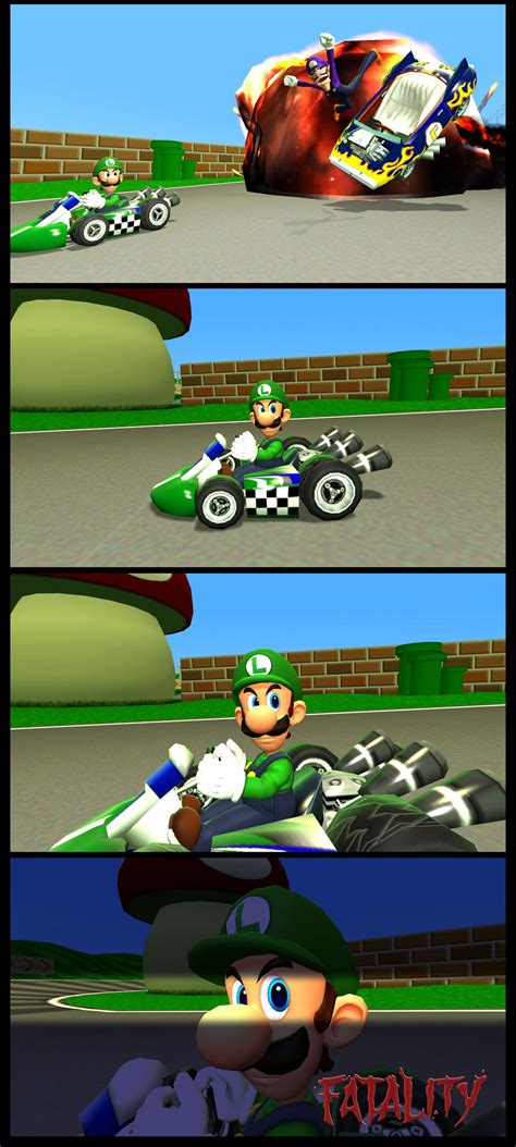 Luigi Death Stare by ZeFrenchM on DeviantArt