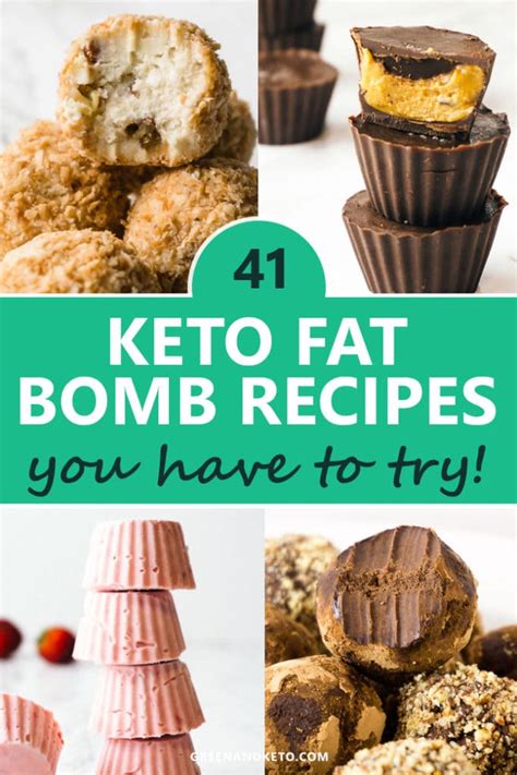 41 Must-Try Keto Fat Bomb Recipes - Green and Keto