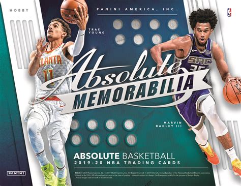 2019-20 Panini Absolute Memorabilia NBA Basketball Cards