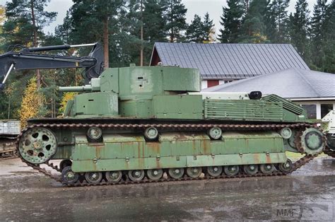 T-28 model 1939 with additional protection in the tank Museum in Рarola ...