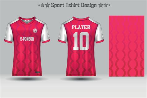 Football sport jersey mockup abstract geometric pattern t-shirt design ...