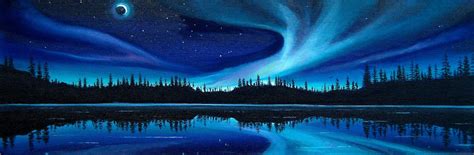 Pin by Kay Ibbotson Ackerman on Alcohol ink | Northern lights painting, Water painting, Painting