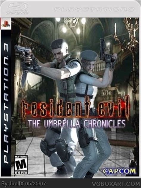 Resident Evil: Umbrella Chronicles PlayStation 3 Box Art Cover by JballX