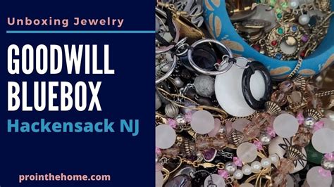 Goodwill Blue Box Jewelry from Hackensack NJ - YouTube