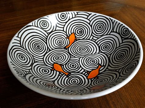 koi fish bowl | Hand painted pottery, Pottery painting designs, Hand painted plates