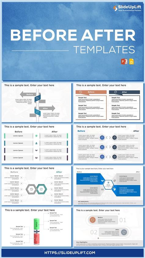 Before & After Templates Ppt Design, Powerpoint Design, Studio Apartment Floor Plans ...