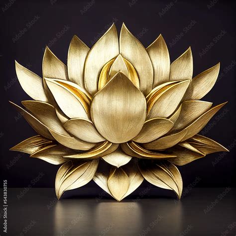 luxury lotus wallpaper design. lotus line arts, Golden Lotus flowers patterns design for ...