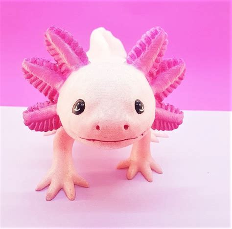 Axolotl 3D figurine | Etsy