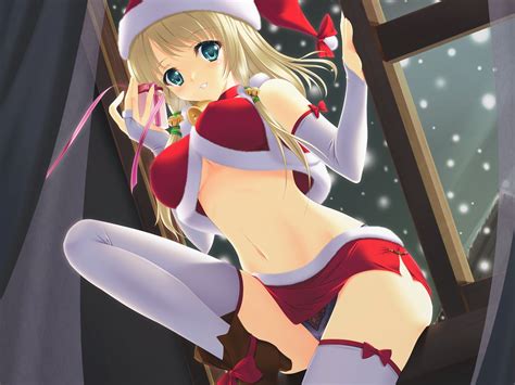 All new wallpaper : Christmas Anime Girl - Wallpaper HD