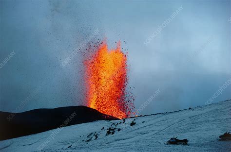 Eruption of Krafla volcano - Stock Image - E380/0115 - Science Photo Library