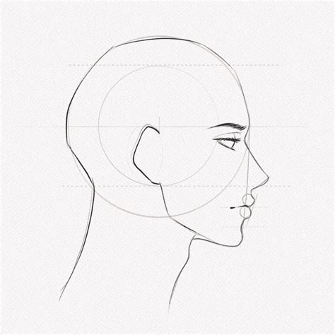 How To Draw A Woman Side Profile Really Easy Drawing - vrogue.co