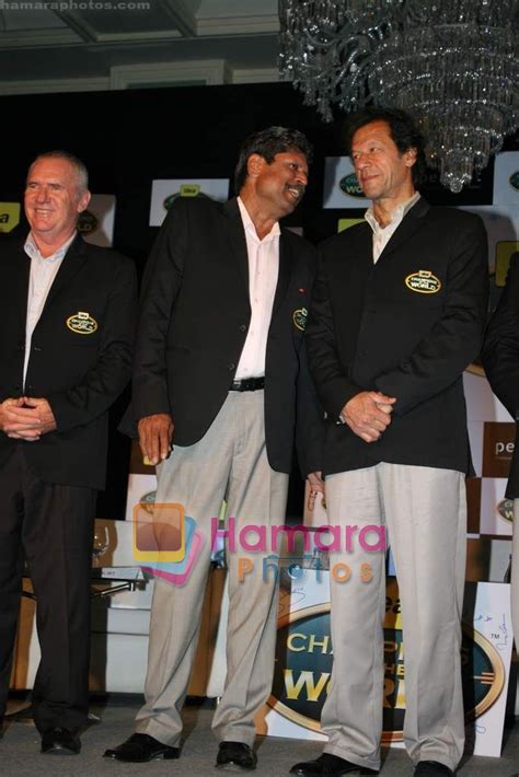 Kapil Dev, Imran Khan at Announcement of Keep Cricket Clean campaign in ...