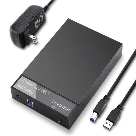 USB 3.0 HDD Enclosure for 3.5" SATA HDD/SSD Up to 16TB (RSH-319)