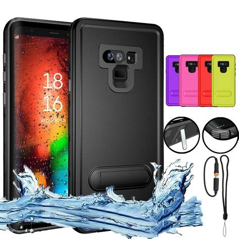 MAYROUND Waterproof Shockproof Case For Samsung Galaxy Note 9 S9 Plus Hybrid #Unbranded (avec ...