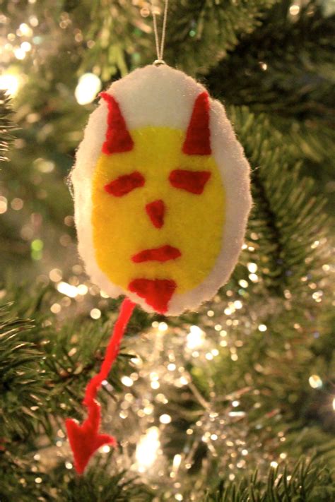 Deviled Egg Felt Ornament