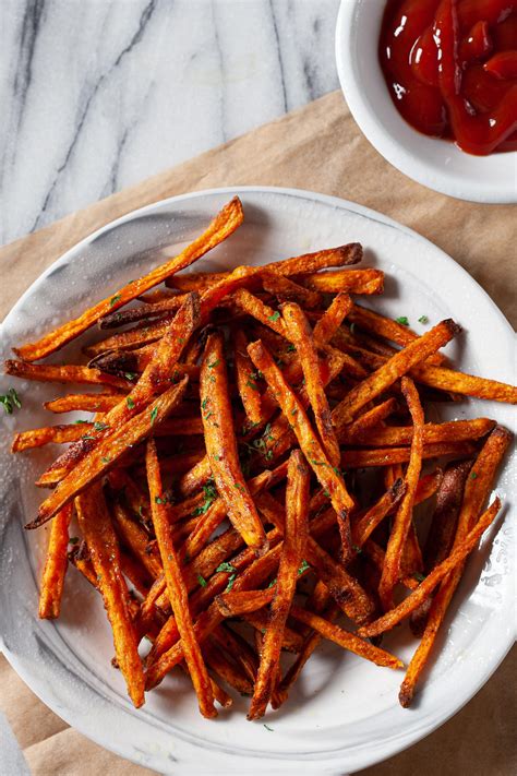 Sweet Potato Fries (Crispy Baked)