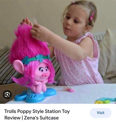 Trolls Poppy Styling Hair, Hobbies & Toys, Toys & Games on Carousell