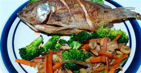 Verduras salteadas con pescado - 283 recetas caseras- Cookpad