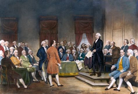 Constitutional Convention, 1787. George Washington Addresses The ...