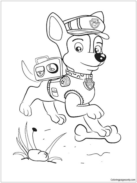 Paw Patrol Dino Coloring Page - Kids-n-fun.com | 11 coloring pages of ...