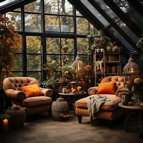 Premium AI Image | Autumn home decor