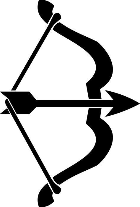 Clipart - bow and arrow