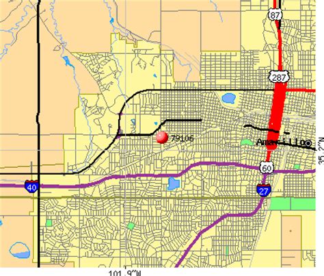 Amarillo Tx Zip Code Map - Maping Resources