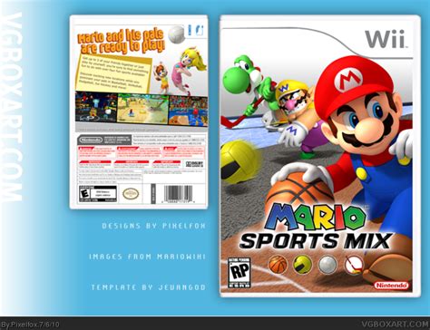 Mario Sports Mix Wii Box Art Cover by Pixelfox