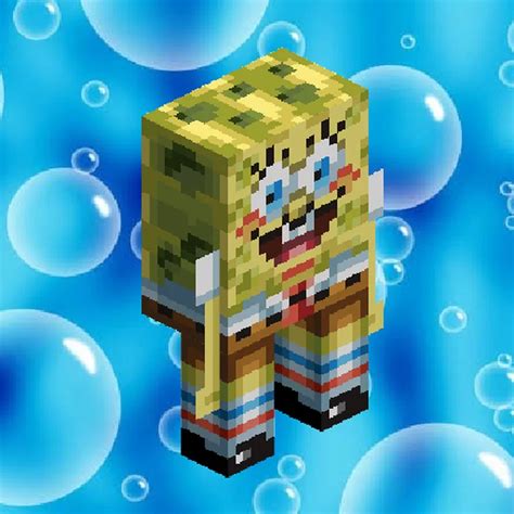 SpongeBob SquarePants texture for Warden Minecraft Texture Pack