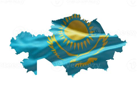 Kazakhstan map outline icon. PNG alpha channel. Country with national ...