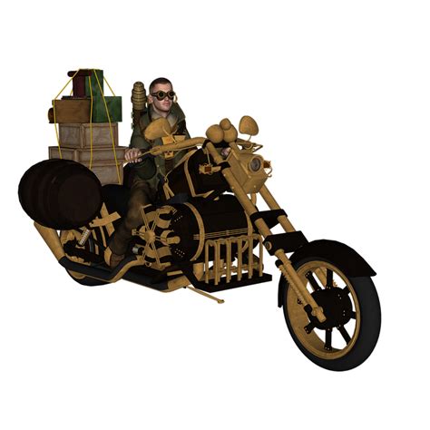 Motorcycle Man Luggage · Free image on Pixabay