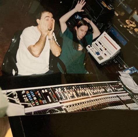 Rare photo of Ross Robinson and Joey at the mixing board : r/Slipknot