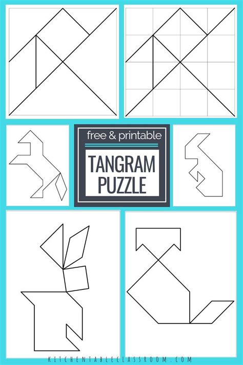 Create Your Own Tangram Puzzle with Free Printable Templates