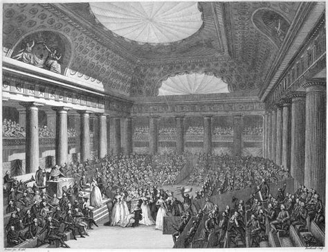 French Revolution, 1789. /Nwomen Artists Presenting Offerings To The National Assembly, 7 ...