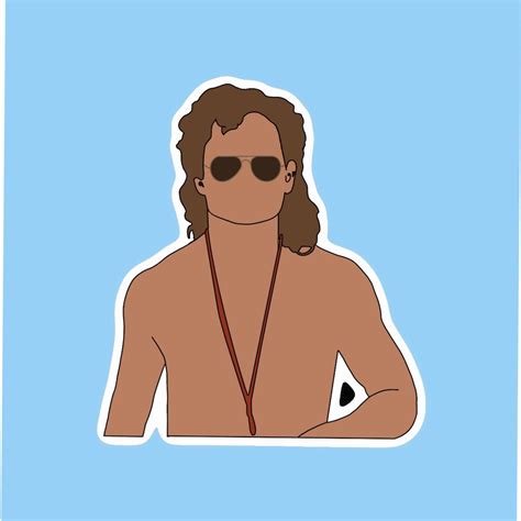 Billy Hargrove Lifeguard Sticker - Etsy