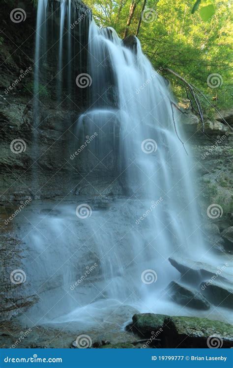 Waterfall at Rock Glen - Ontario, Canada Stock Image - Image of pure ...