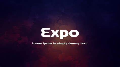 Expo Font : Download Free for Desktop & Webfont