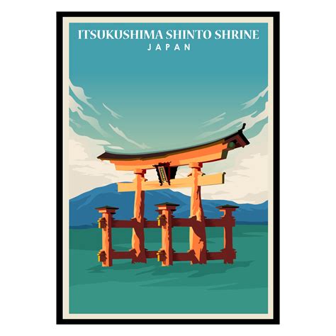 Itsukushima Shrine Poster | POSTERNATURE.COM