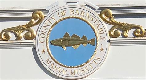 County Seal of Barnstable County Courthouse in Barnstable, Massachusetts. Paul Chandler November ...