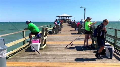 Oceanana Fishing Pier, Resort, and Motel Atlantic Beach NC Video Tour | Pier fishing, Atlantic ...